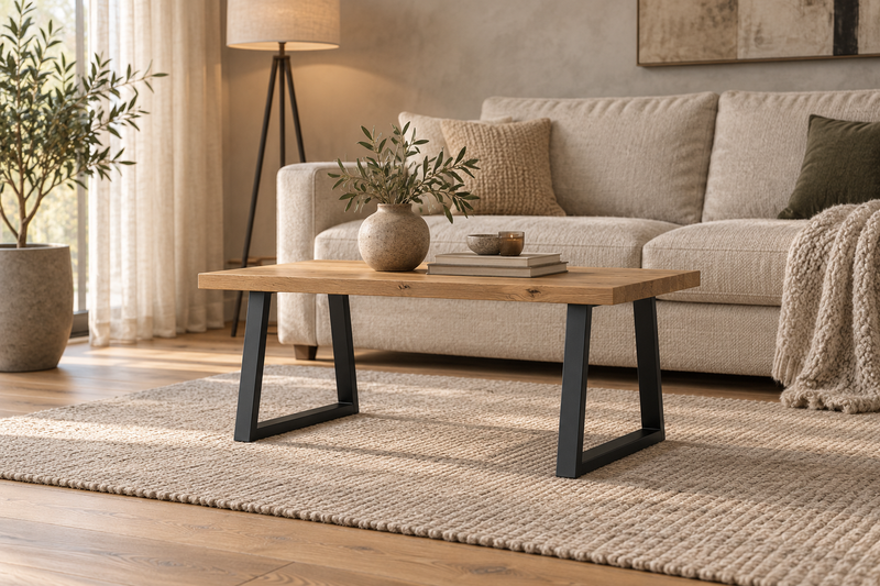 Salontafel in een kleine woonkamer: zo houd je het ruimtelijk