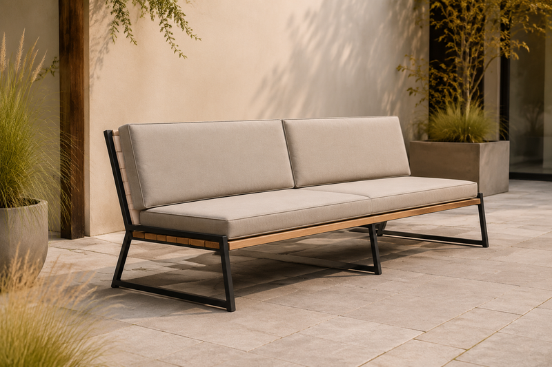 Zelf een loungebank maken met stalen loungeframes