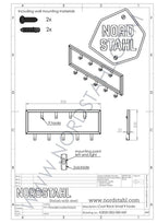 Stalen kapstok | Small