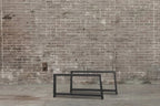 Lounge hoekbank frame zwart