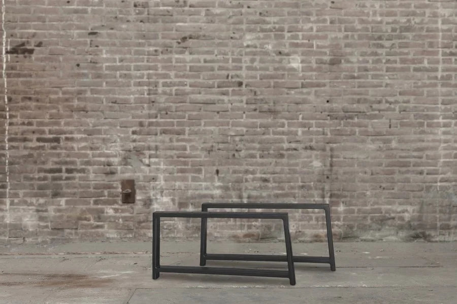 Lounge hoekbank frame zwart