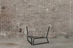 Lounge hoekbank frame zwart