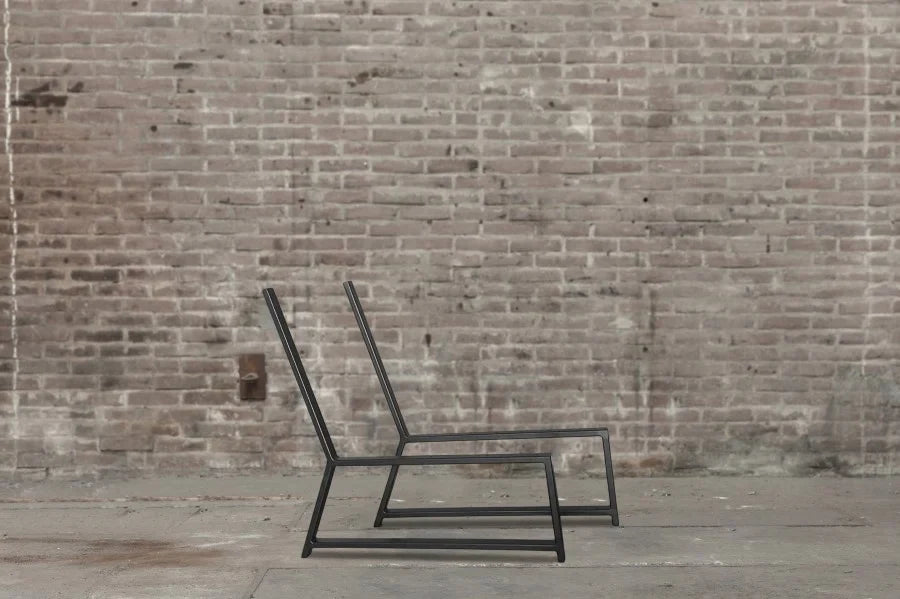Lounge hoekbank frame zwart
