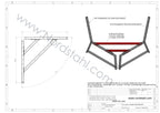 Lounge hoekbank frame zwart