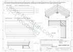 Lounge hoekbank frame zwart