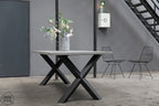 Nordstahl Diamond X leg in modern interieur