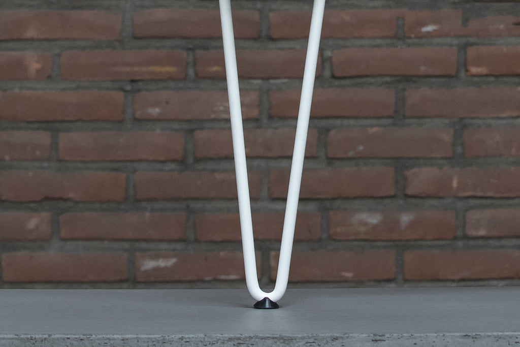 Detail van Nordstahl Hairpin salonpoot wit