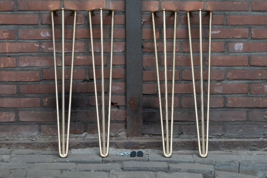 Nordstahl Hairpin tafelpoten goud