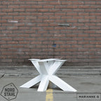 Nordstahl Matrix coffee leg tafelpoten pure white