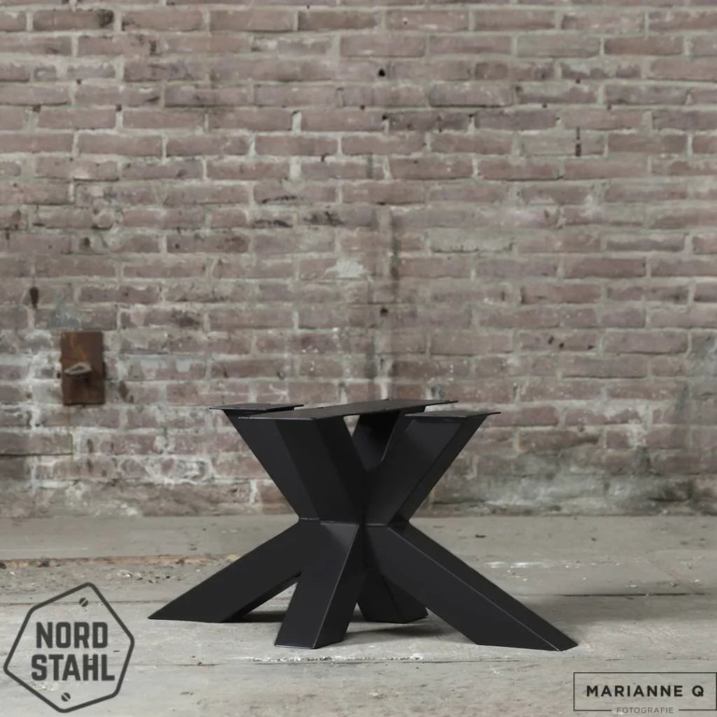 Nordstahl Matrix coffee leg tafelpoten steel black