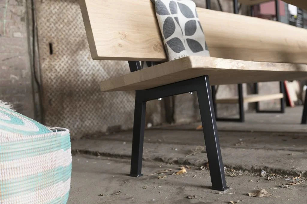 Nordstahl N benchleg bankpoten in modern interieur