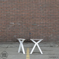 Nordstahl Scissor benchleg pure white