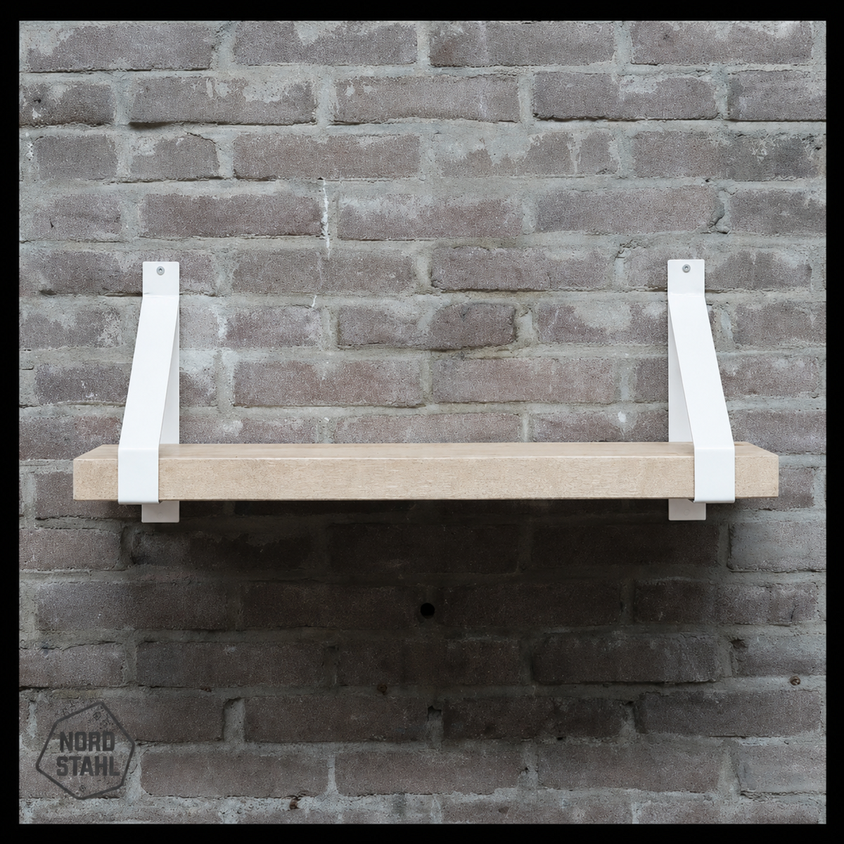 Nordstahl Shelf Brackets wandplankdragers pure white