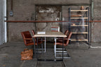 Industriele eettafel met Nordstahl Strip leg tafelpoten