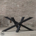 Nordstahl Twist leg tafelpoten steel black