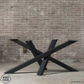 Nordstahl Twist leg tafelpoten steel black