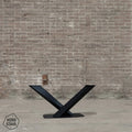 Nordstahl Twisted V coffee leg tafelpoten steel black