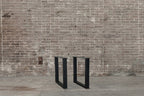 Nordstahl U coffee small salontafelpoten steel black
