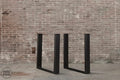Nordstahl U leg heavy tafelpoten steel black