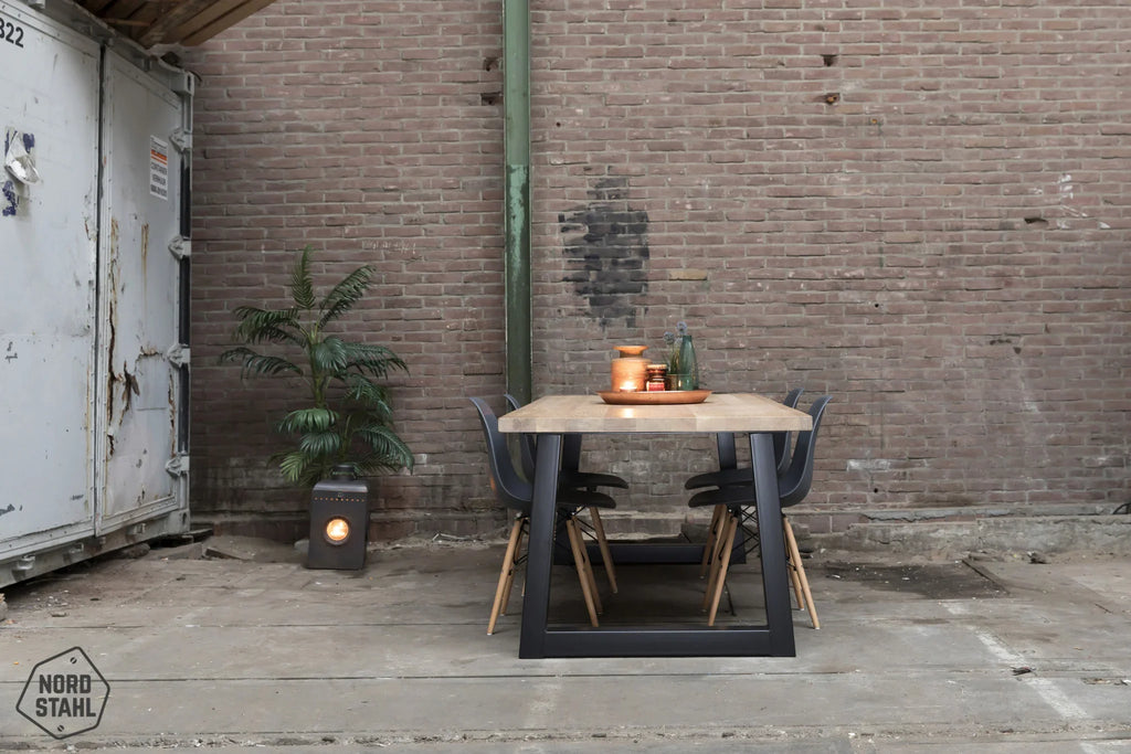 Nordstahl U leg light tafelpoten interieur