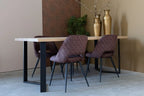 Nordstahl U leg sharp onder tafel in modern interior