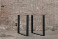 Nordstahl U leg tafelpoten steel black